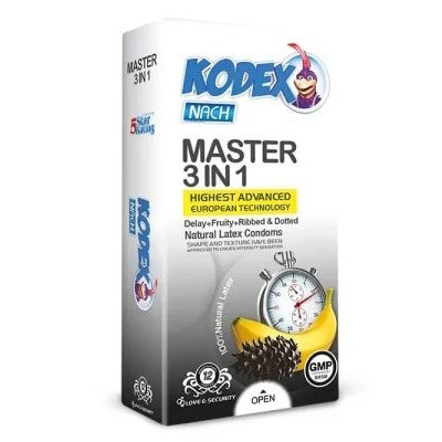 کاندوم مستر 3×1 کدکس 10 عددی