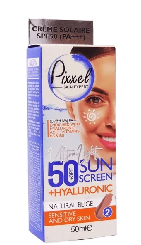 پیکسل ضد آفتاب بژ طبیعی پوست خشک حساس F50